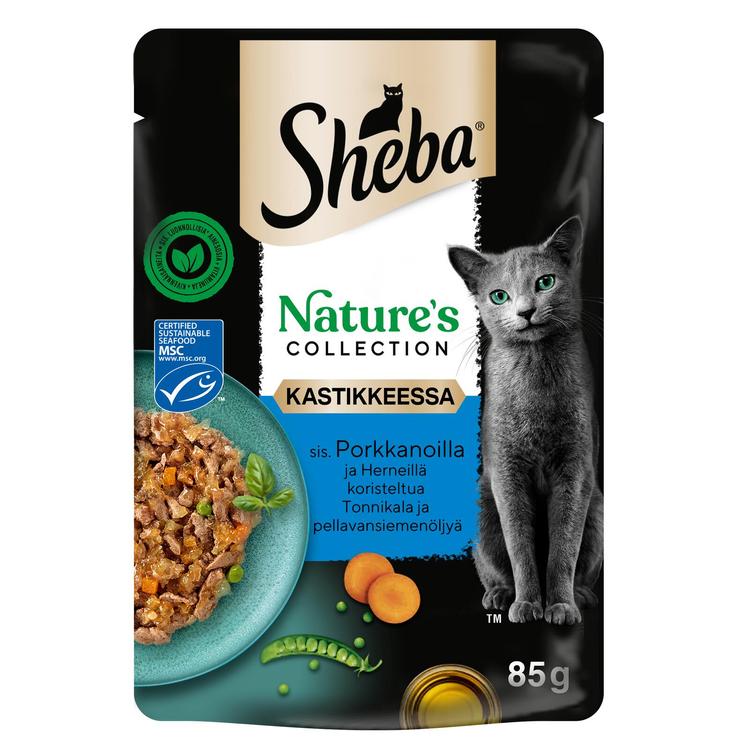 Sheba Nature's Collection sis. Tonnikalaa kastikkeessa MSC (85 g)