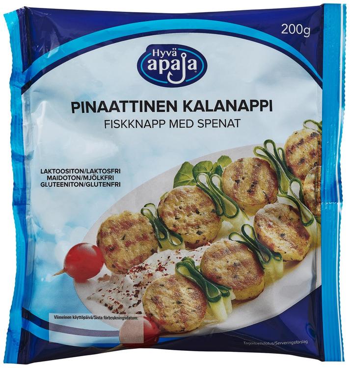 Hyvä Apaja Pinaattinen kalanappi 200g