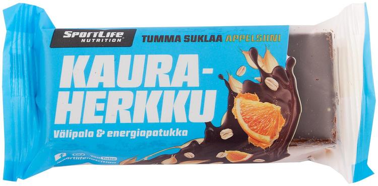 SportLife Nutrition Kauraherkku 70g Tumma suklaa-appelsiini energiapatukka