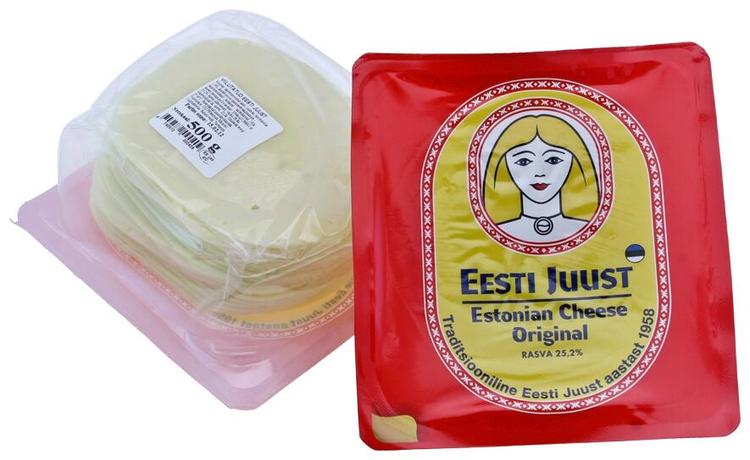 Eesti juust, viilutatud, 500 g