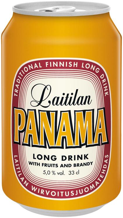 Laitilan Panama Brandy 5,0% 0,33L brandypohjainen hedelmäinen long drink