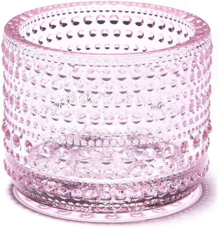 Iittala Kastehelmi kynttilälyhty, vaalea pinkki