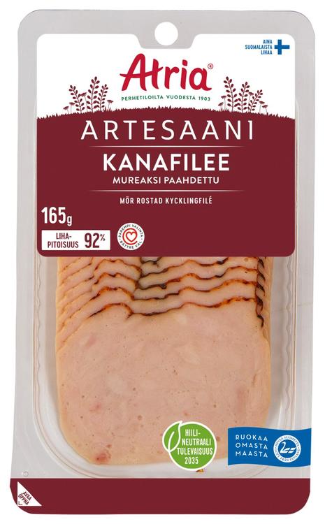 Atria Artesaani Mureaksi Paahdettu Kanafilee 165g