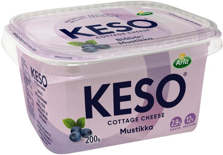 Arla Keso raejuusto mustikka 200 g