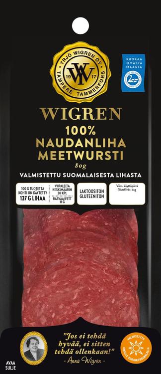 Wigren Naudanlihameetwursti 80g