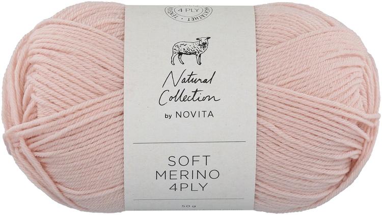 Novita lanka Soft Merino 4 PLY 50 g ballerina 509