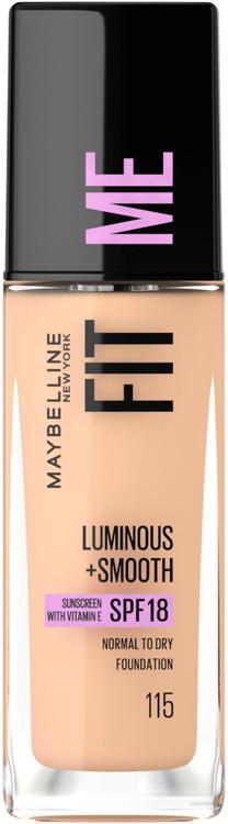 Maybelline New York  Fit Me Luminous & Smooth 115 Ivory -meikkivoide 30ml