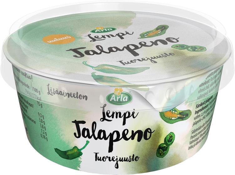 Arla Lempi Jalapeno tuorejuusto 160 g