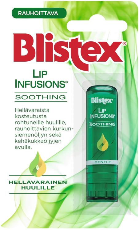 Blistex Lip Infusions Soothing hellävaraisesti rauhoittava huulivoide 3,7g