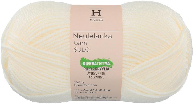 House neulelanka akryyli Sulo 100 g Off White 23403