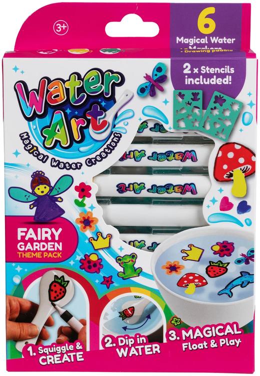Water Art askartelusetti 6 tussia keijut