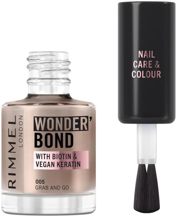 Rimmel Wonderbond Nail Polish 12 ml, 005 Grab and Go kynsilakka
