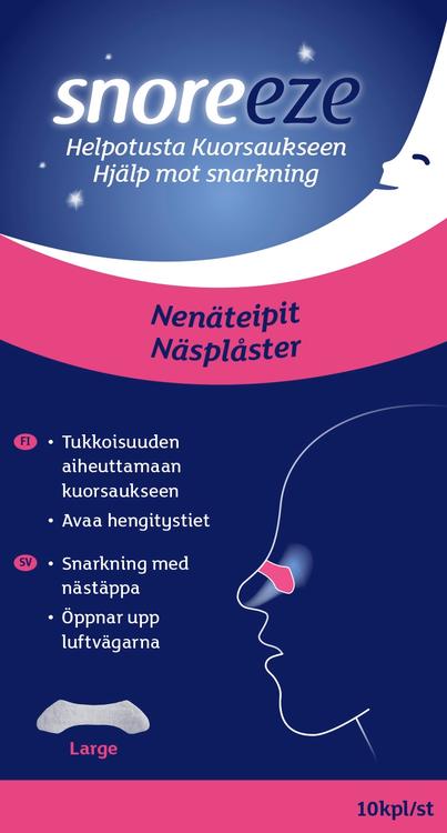 Snoreeze Nenäteipit 10 kpl