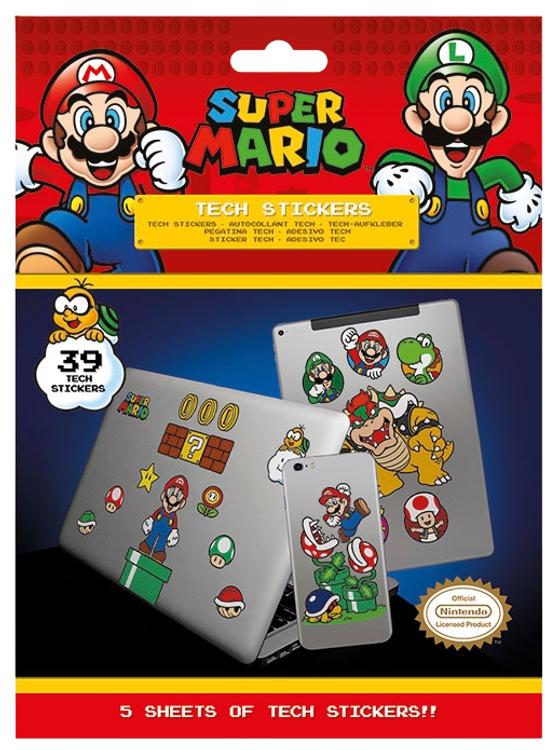 Super Mario (Mushroom Kingdom) tekniset tarrat
