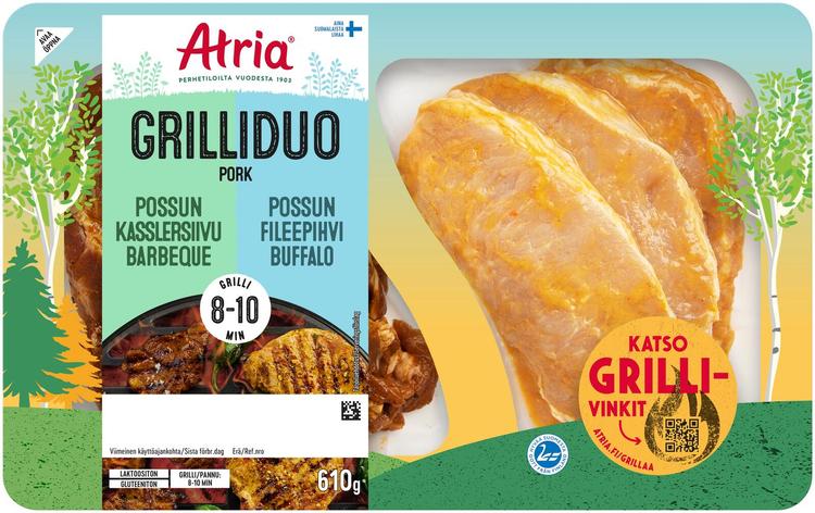 Atria Grilliduo Pork 610g
