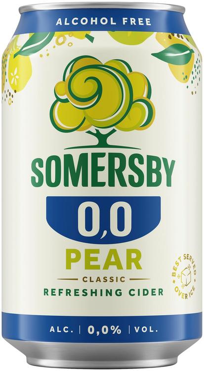 Somersby Pear alkoholiton omenasiideri 0,0 % tölkki 0,33 L