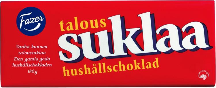 Fazer Taloussuklaa suklaalevy 180g