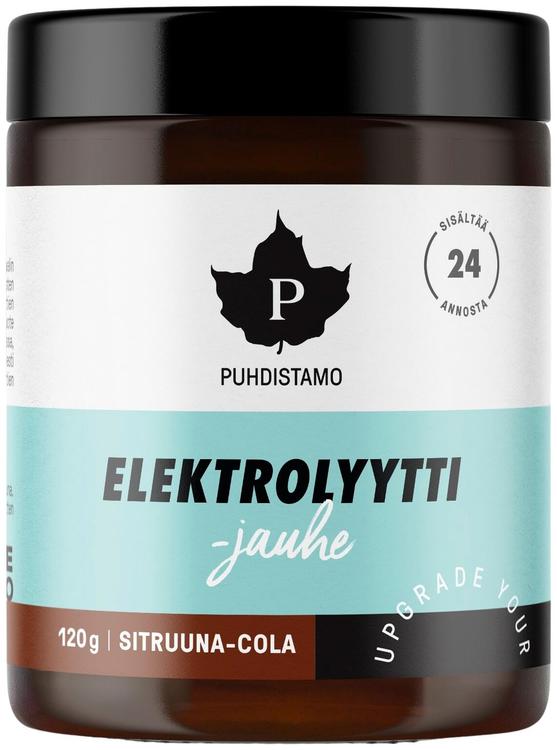 Puhdistamo Elektrolyyttijauhe Sitruuna-Cola 120 g