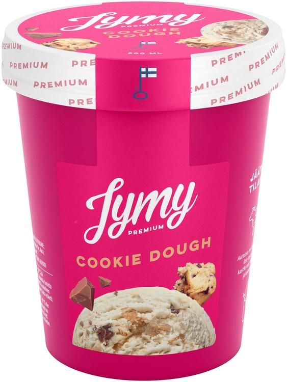 Jymy Cookie Dough kermajäätelö 500ml