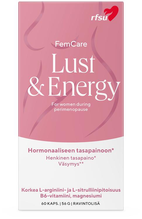 RFSU Lust & Energy 60 kpl Ravintolisä energian puutteeseen