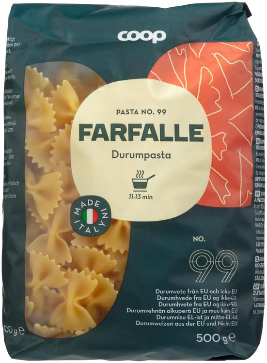 Coop Farfalle pasta 500 g