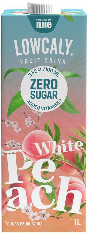 Lowcaly White Peach hedelmämehujuoma 1L
