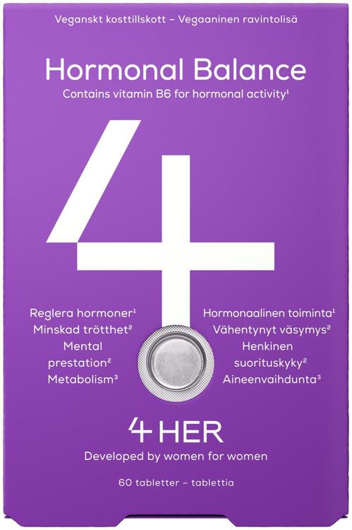 4Her Hormonal Balance ravintolisä 60 kpl