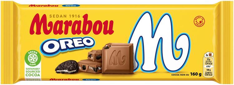 Marabou Oreo Suklaalevy 160g
