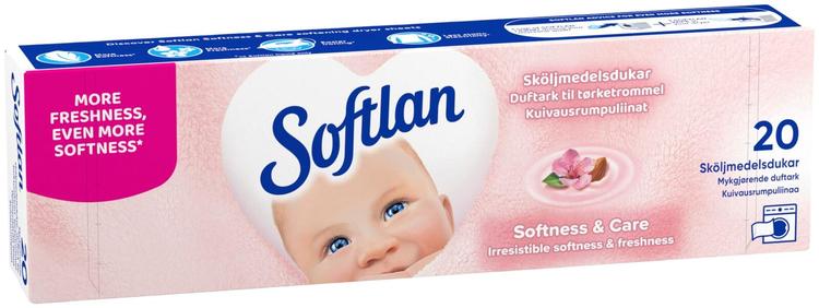 Softlan Softness & Care kuivausrumpuliina 20kpl