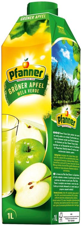 Pfanner Vihreä omena mehujuoma 1l